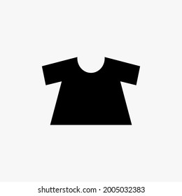 la ropa marca el fondo blanco. icono de vector de línea