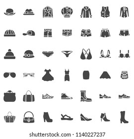 Clothes silhouette icon