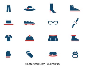 Clothes simply icons for web