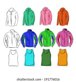 Clothes sketch collection 1