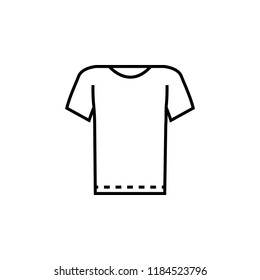 Clothes sleeves t-shirt icon. Element of clothes icon for mobile concept and web apps. Thin line Clothes sleeves t-shirt icon can be used for web and mobile