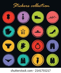 Símbolo de ropa para iconos web