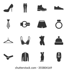 Clothes symbol for web icons