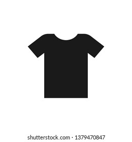 Clothes t shirt icon. Vector illustration, flat design. 