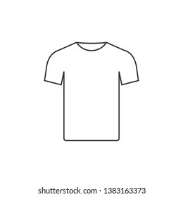 Clothes, t shirt icon. Vector illustration, flat design.