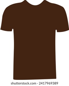 Ropa, icono de camiseta. Ilustración vectorial, diseño plano.