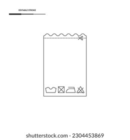Clothes Tag Icon Vector Design.