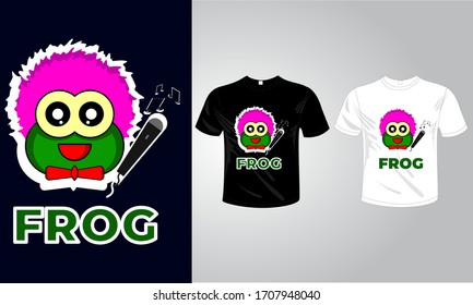 
clothes template design with frog design