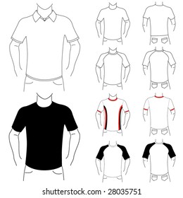 clothes template (fashion man)