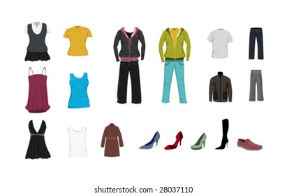 Clothes template pack