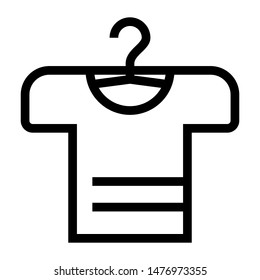 clothes thin line vector icon