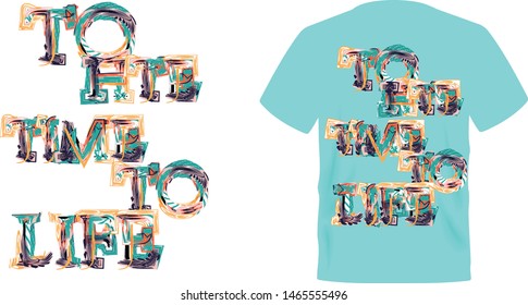 clothes  T-shirt Wordart vetor art 