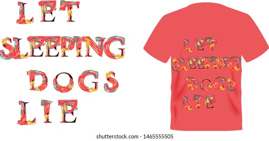 clothes  T-shirt Wordart vetor art 