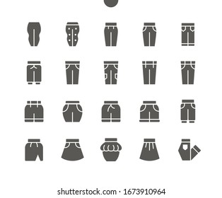 Clothes v2 UI Pixel Perfect Well-crafted Vector Solid Icons 48x48 Ready for 24x24 Grid for Web Graphics and Apps. Simple Minimal Pictogram