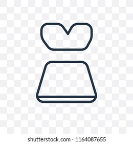 Clothes vector icon isolated on transparent background, Clothes logo concept