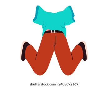 Clothes vector illustration. Clothes donation contributes to reducing fashion waste, supporting local communities, and fostering sense generosity Sustainable fashion promotes environmentally friendly