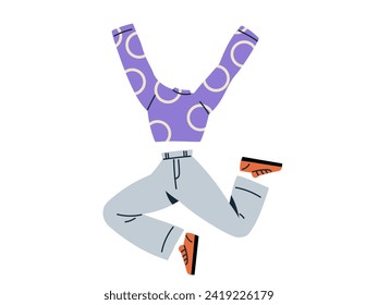 Clothes vector illustration. Fashion-forward individuals embrace mix classic, trendy, and culturally influenced attire Casual clothes offer relaxed and approachable style suitable for various