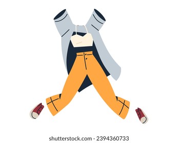 Clothes vector illustration. Garments fashioned from sustainable materials align with ethical fashion choices and environmental responsibility The clothes metaphorically conveys ones personal