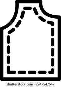 clothes Vector illustration on a transparent background. Premium quality symmbols. Thin line vector icons for concept and graphic design. 
