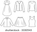 Women’s Clothes - Vector Illustration. You