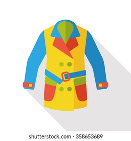 clothes wearing flat icon