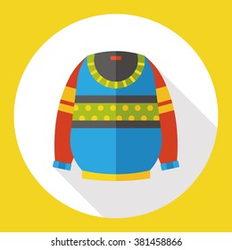 clothes wearing flat icon