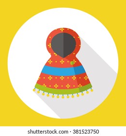 clothes wearing flat icon