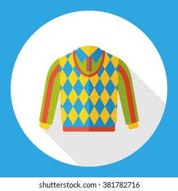 clothes wearing flat icon