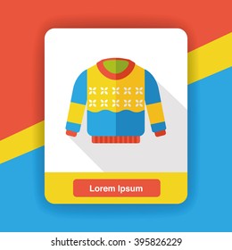 clothes wearing flat icon