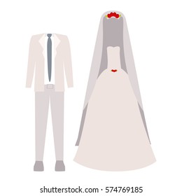 Clothes for womens and mens icon vector illustration graphic design