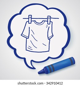 clothesline doodle