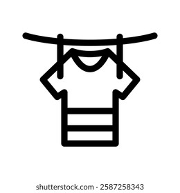 Clothesline Icon Vector Symbol Design Illustration