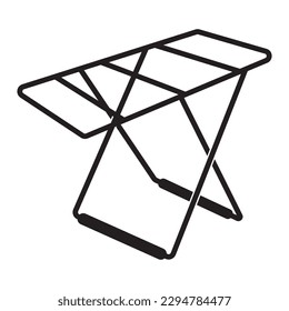 Clothesline-Symbol, Design-Vorlage für Logo-Illustrationen.