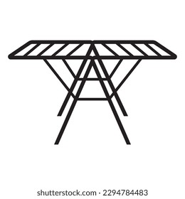 Clothesline-Symbol, Design-Vorlage für Logo-Illustrationen.