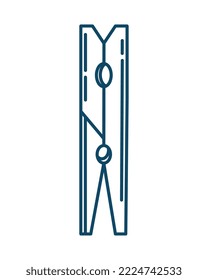 clothespin accessory tool isolated icon
