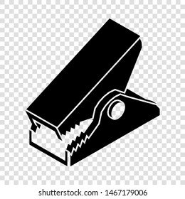 Clothespin icon. Simple illustration of clothespin vector icon for web