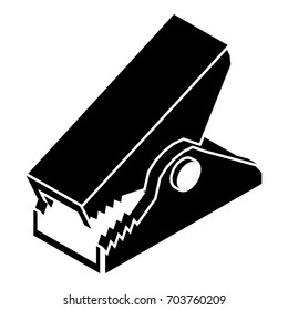 Clothespin icon. Simple illustration of clothespin vector icon for web