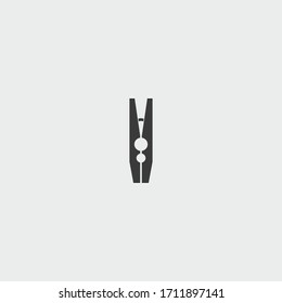 Kleiderschachtel-Symbol. Vektorillustration der Garnelen auf grauem Hintergrund