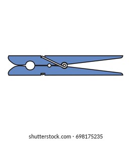 Clothespin vector