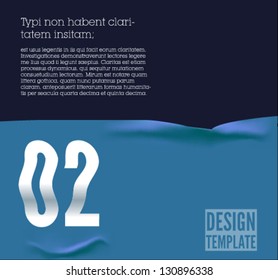 Cloth/Fabric design template/ Useful for web, banners, graphic or mobile application design / presentation background - blue