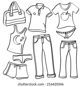 Shorts Sketch Images, Stock Photos & Vectors | Shutterstock