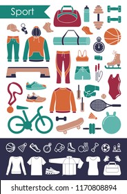 Clothing and accessories for sports and fitness