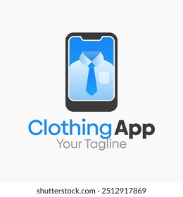 Clothing App Logo Design Template. Good for Business, Agency, Community and Organization