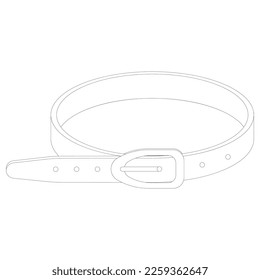 clothing belt icon illustration design