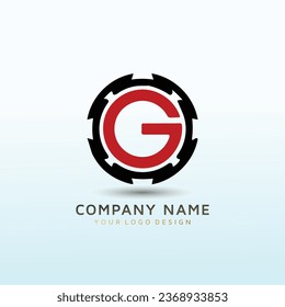 clothing brand letter GD logo design