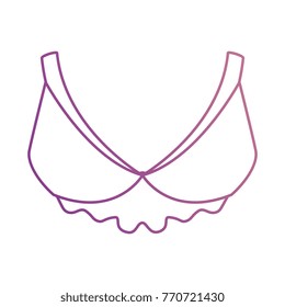 clothing bras isolated icon