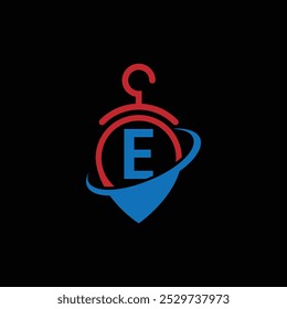 Clothing Business Symbol With Letter E Free Vector Logo