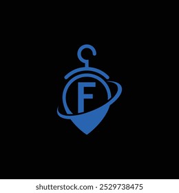 Clothing Business Symbol With Letter F Free Vector Logo