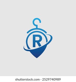 Clothing Business Symbol With Letter R Free Vector Logo