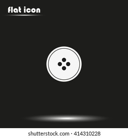 Clothing button icon.